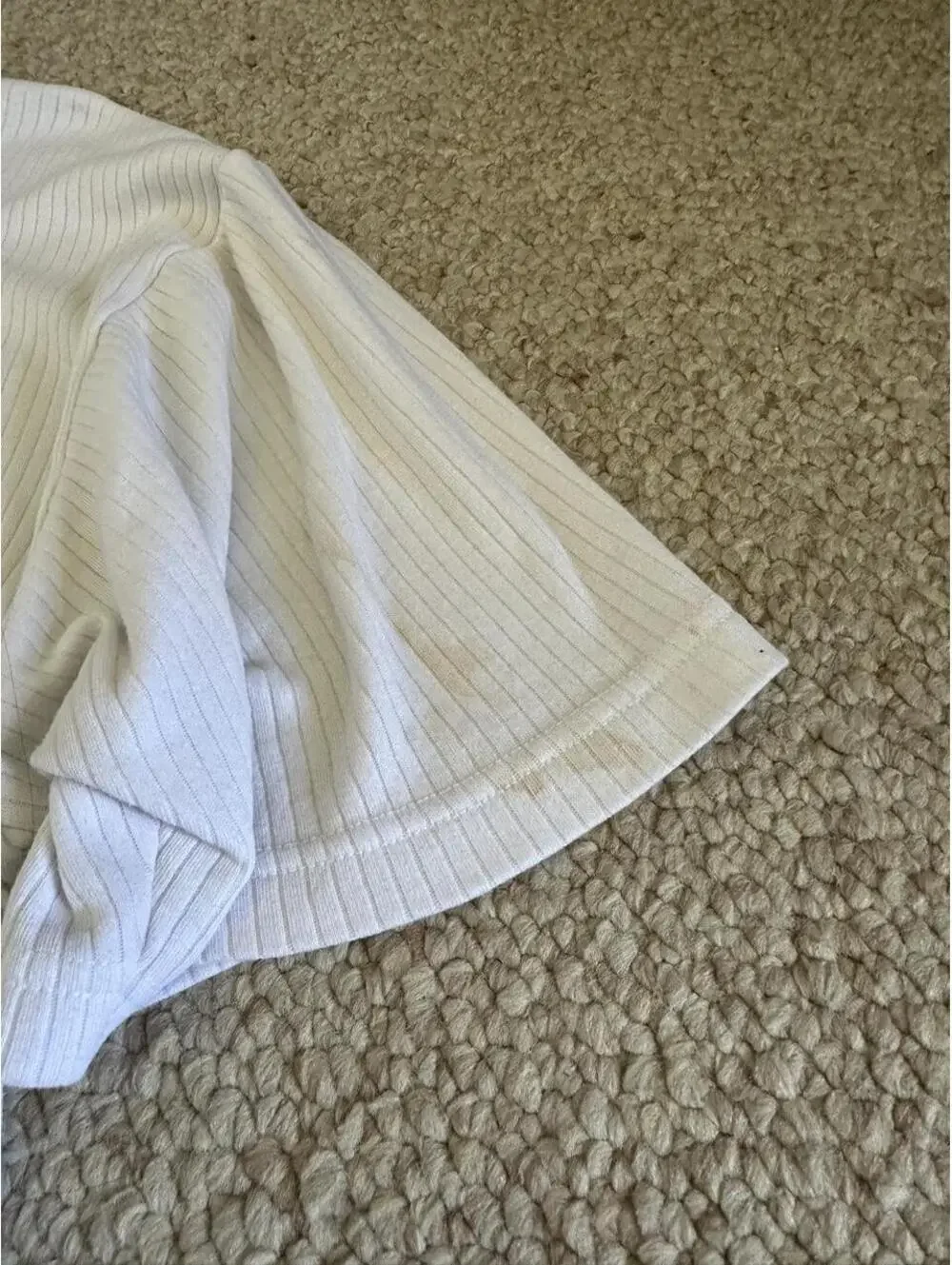 vintage Guess white ribbed tee